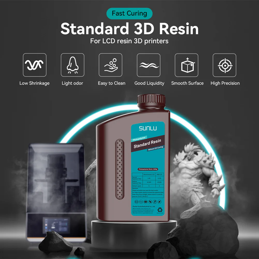 [Get 3 for the Price of 2] 3000G Standard Resin,  Standard Plus Resin, ABS Like Resin, Water-wash Standard Resin, High-tough Resin - Image 6