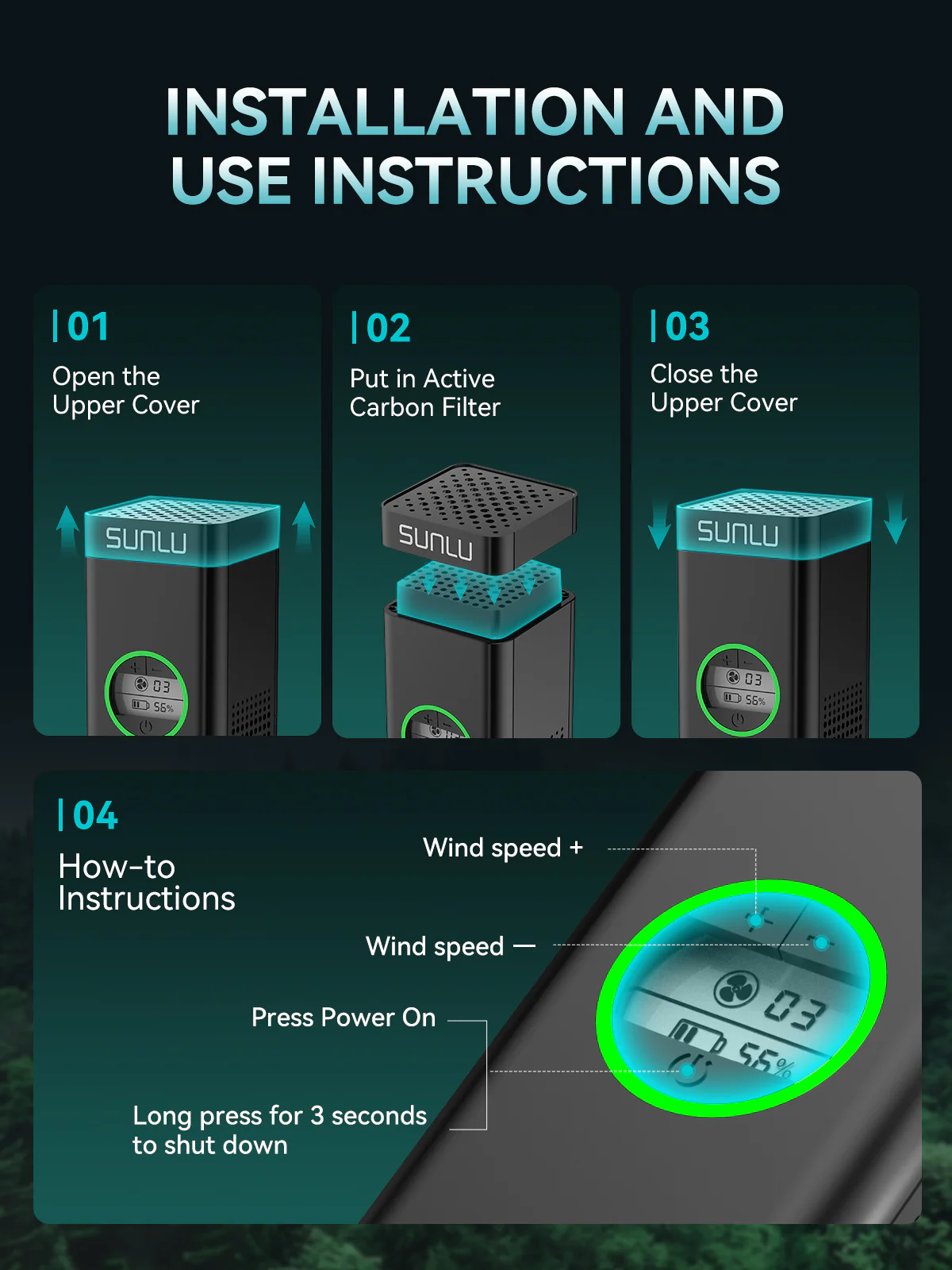 Air Purifier Sets, Applicable to Resin Printer - Image 6