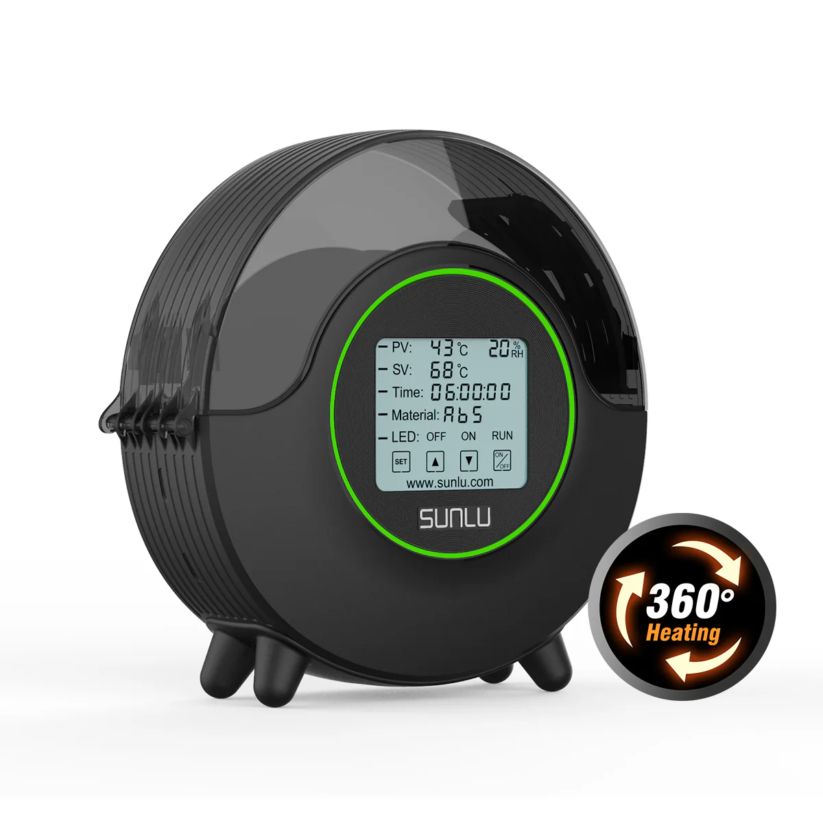 SUNLU S2 Filament Dryer, 360° Surround Heating During 3D Printing - Image 7