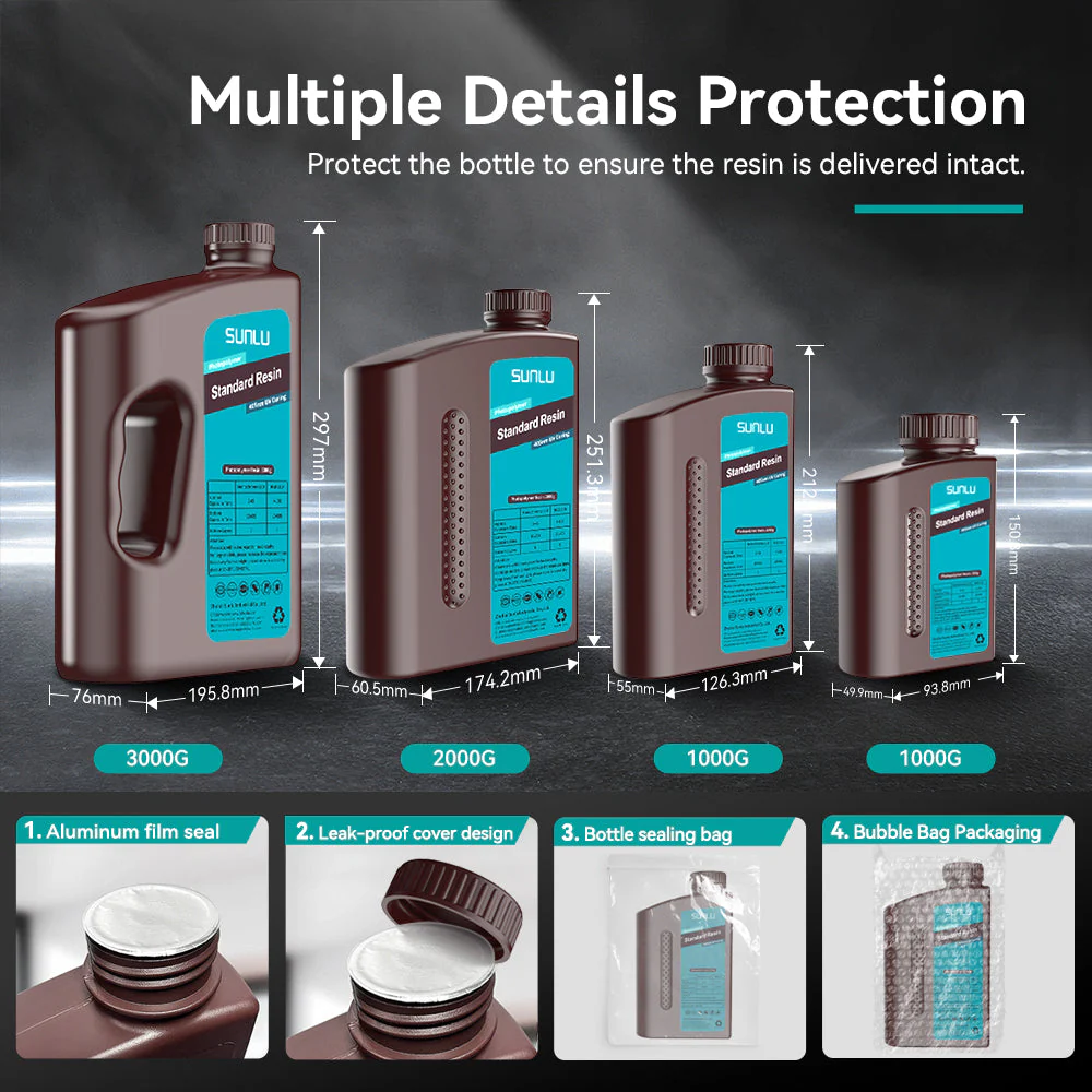[Get 5 for the Price of 4] 1000g Standard Resin, Water-wash Standard Resin and Standard Plus Resin - Image 5
