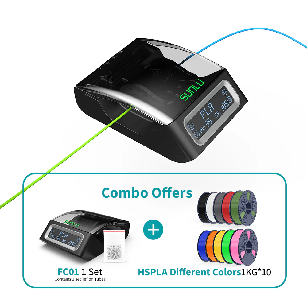 SUNLU Filament Connector FC01, Fusion Splicer, Weldable to 1.75mm PLA, ABS, PETG, PCL, PA and PC Filament - Image 17
