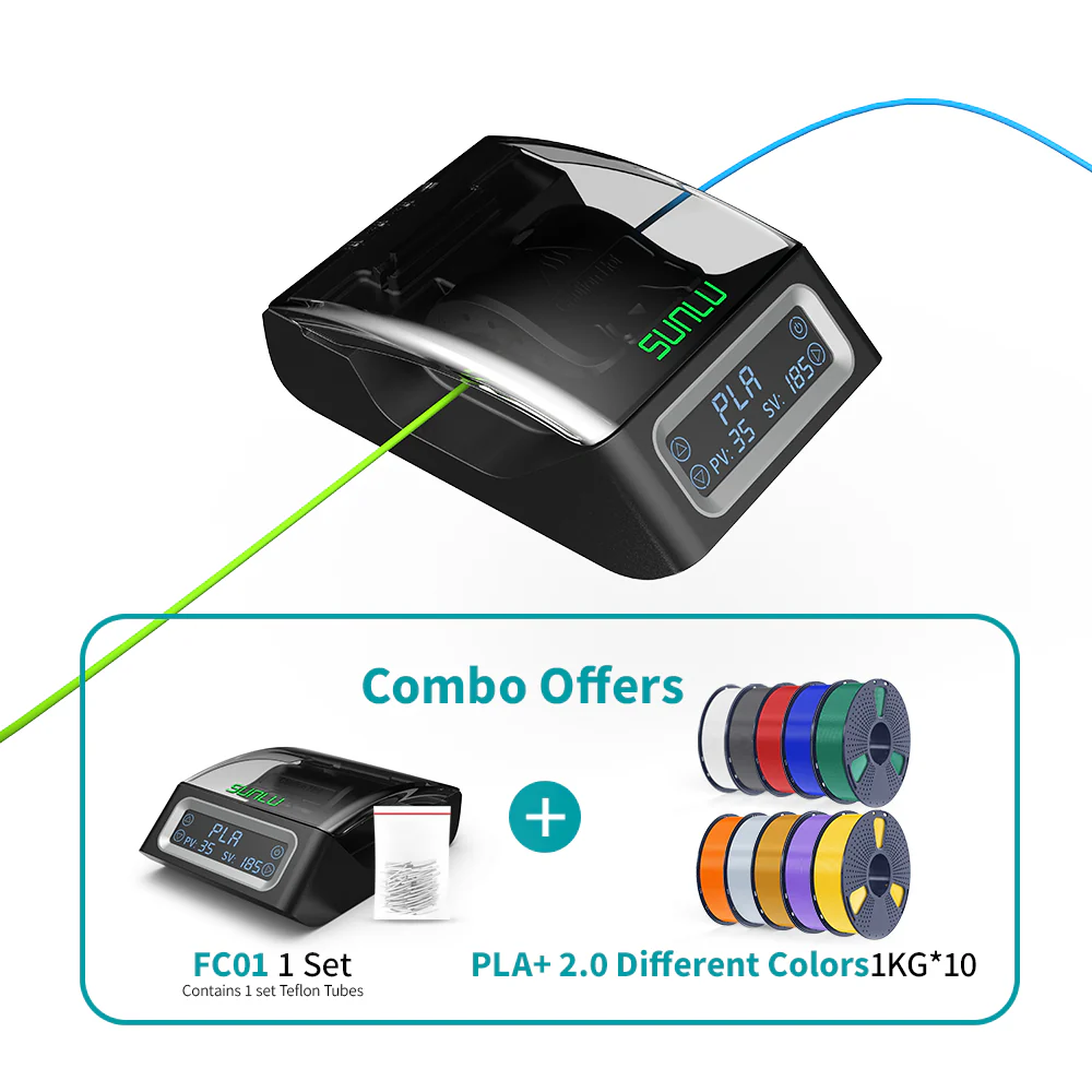SUNLU Filament Connector FC01, Fusion Splicer, Weldable to 1.75mm PLA, ABS, PETG, PCL, PA and PC Filament - Image 28
