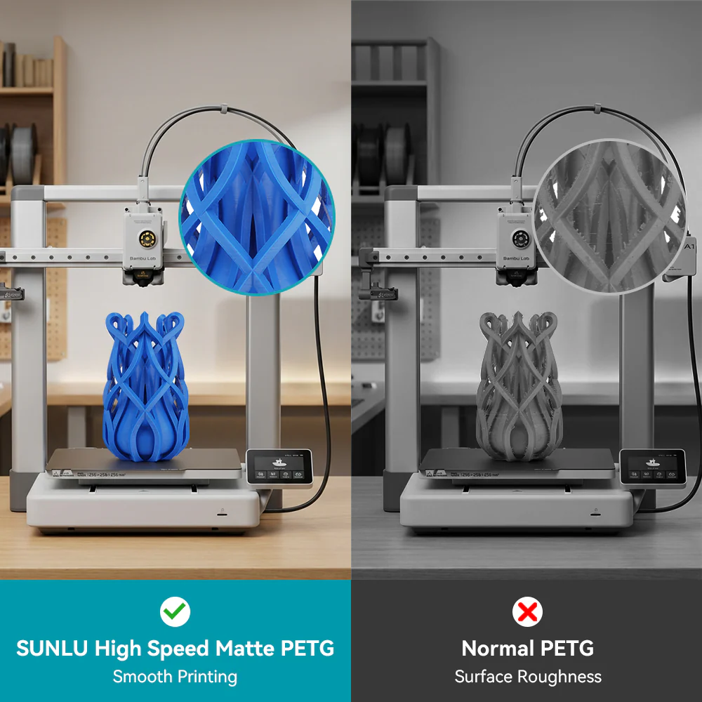 [MOQ: 6KG] High Speed Matte PETG 3D Printer Filament 1KG - Image 6