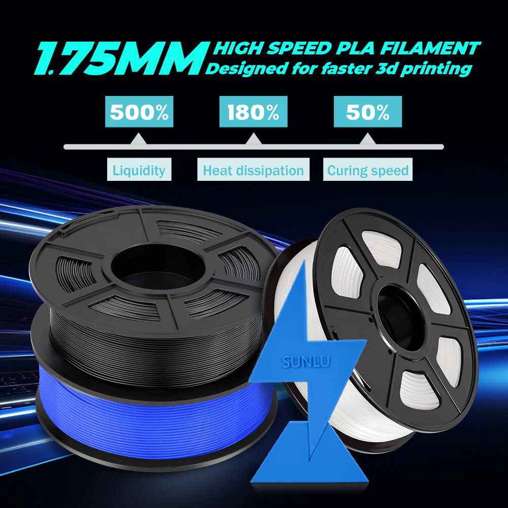 High Speed PLA 3KG Large Spool 3D Printer Filament 3KG - Image 8