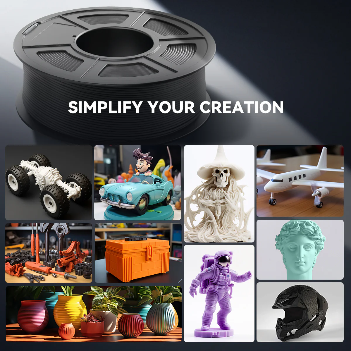 Matte PLA 3KG Large Spool 3D Printer Filament 3KG - Image 12
