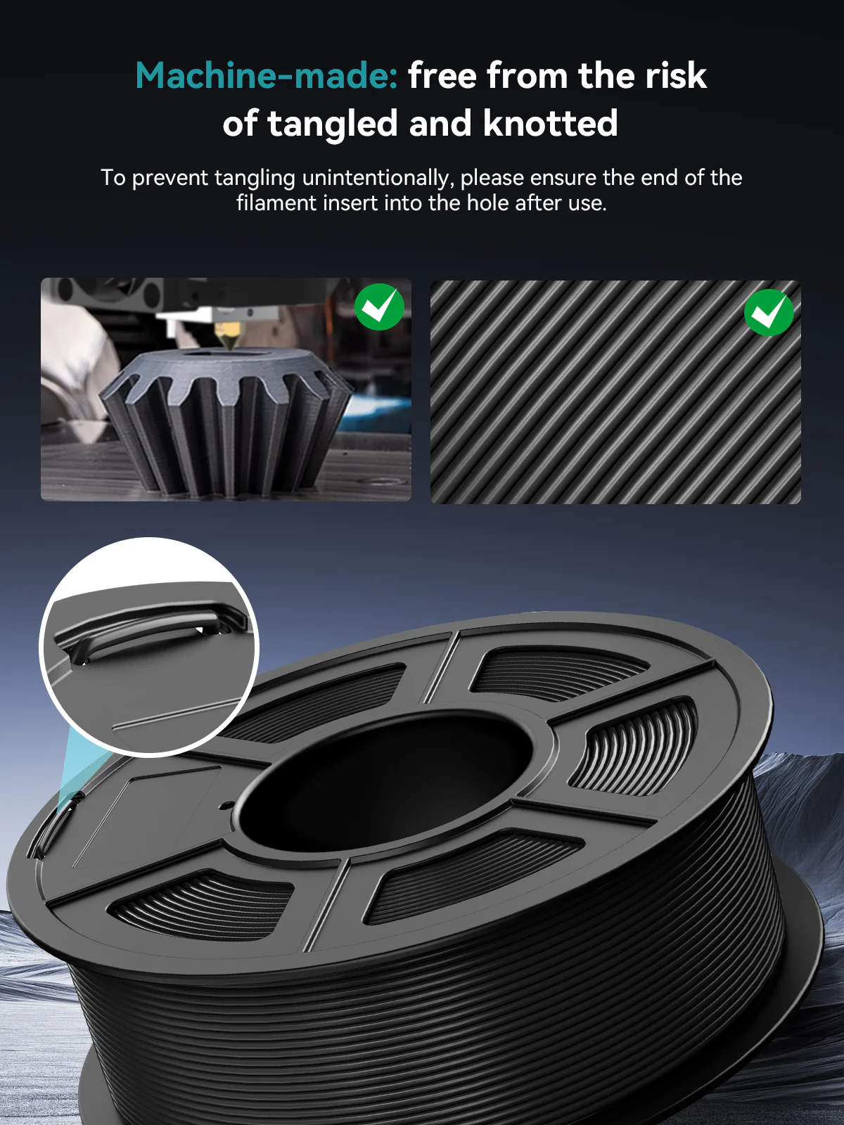 PLA 3KG Large Spool 3D Printer Filament 3KG - Image 7