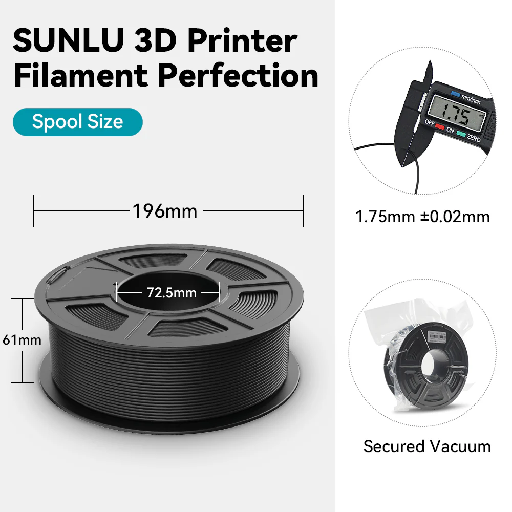 [MOQ 2 Sets] PLA, PLA+, PLA Meta, PLA Matte, 1KG*3Rolls Filament Bundle - Image 6