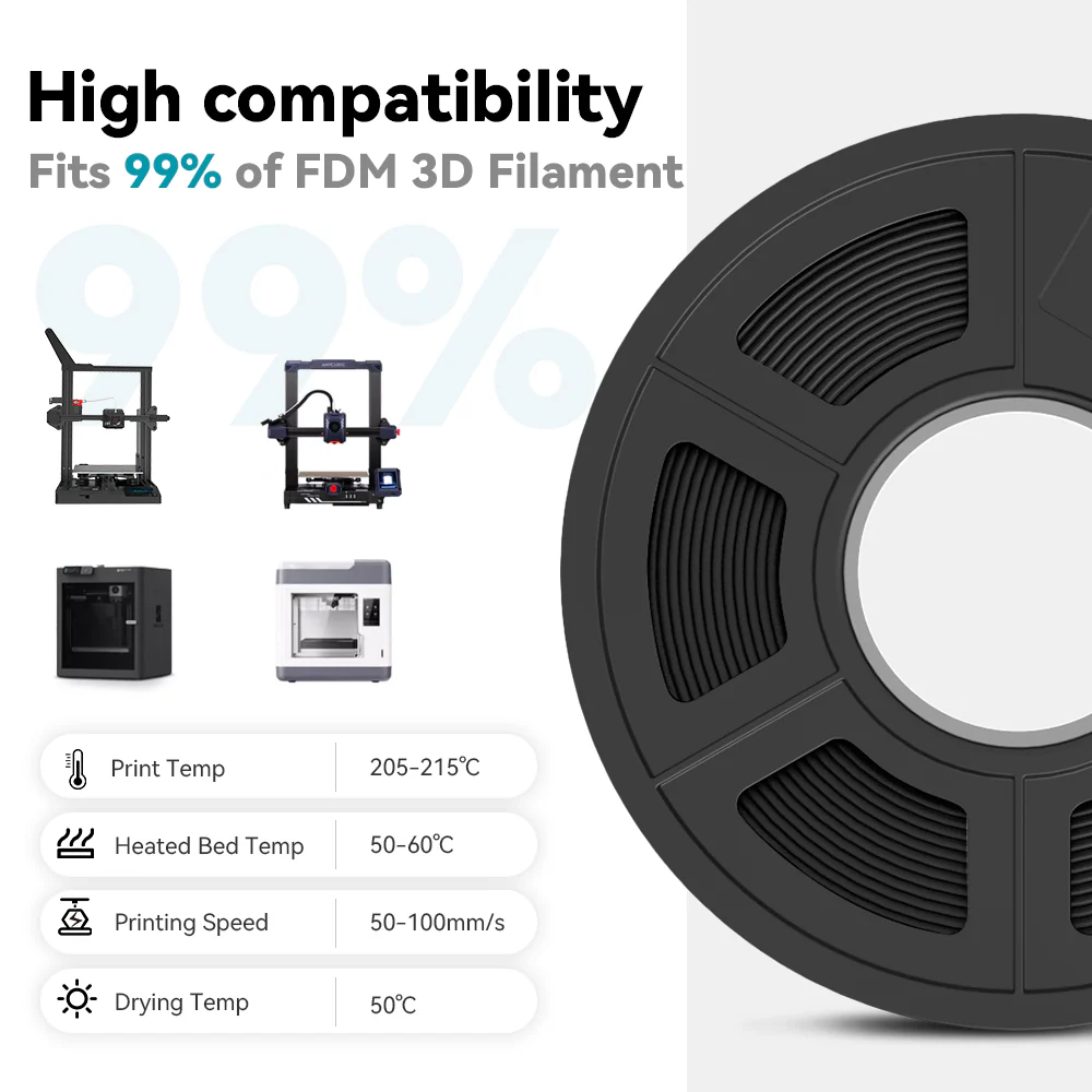 [MOQ 2 Sets] PLA, PLA+, PLA Meta, PLA Matte, 1KG*3Rolls Filament Bundle - Image 8