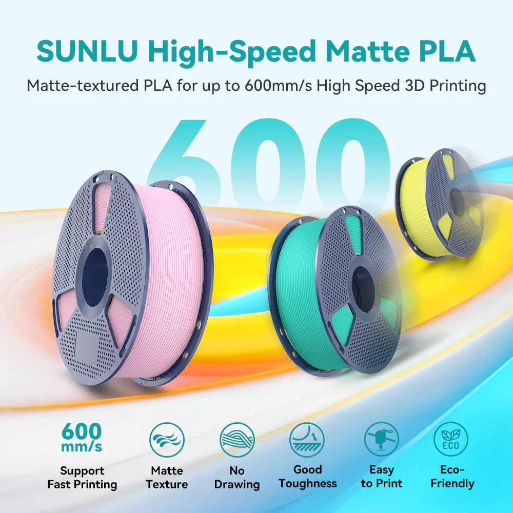 [MOQ: 6KG] High Speed Matte PLA 3D Printer Filament 1KG - Image 4