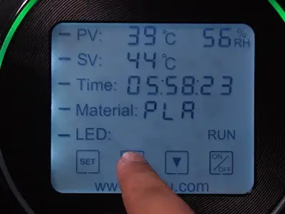 SUNLU S2 Filament Dryer, 360° Surround Heating During 3D Printing - Image 3