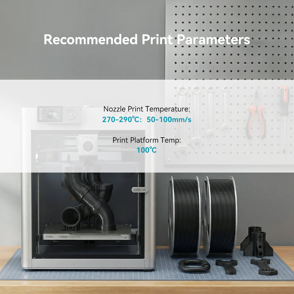 Nylon-6 Carbon Fiber (PA6-CF) 3D Printer Filament 0.5KG-1KG - Image 7