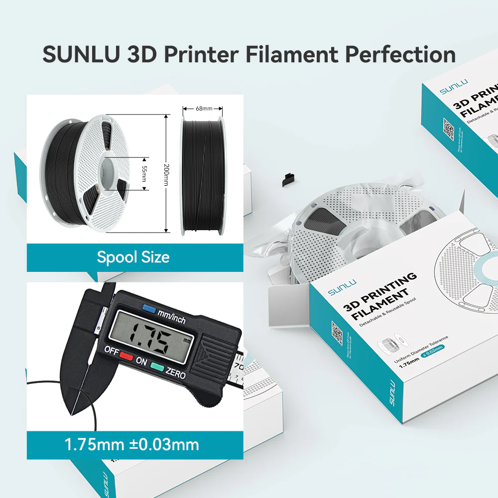 Nylon-6 Carbon Fiber (PA6-CF) 3D Printer Filament 0.5KG-1KG - Image 9