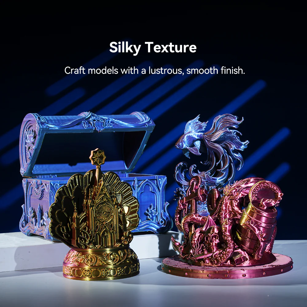 [MOQ: 3KG] Multi-Color SILK Filament(Dual-color, Tri-color and Four-color) 3D Printer Filament 1KG - Image 3