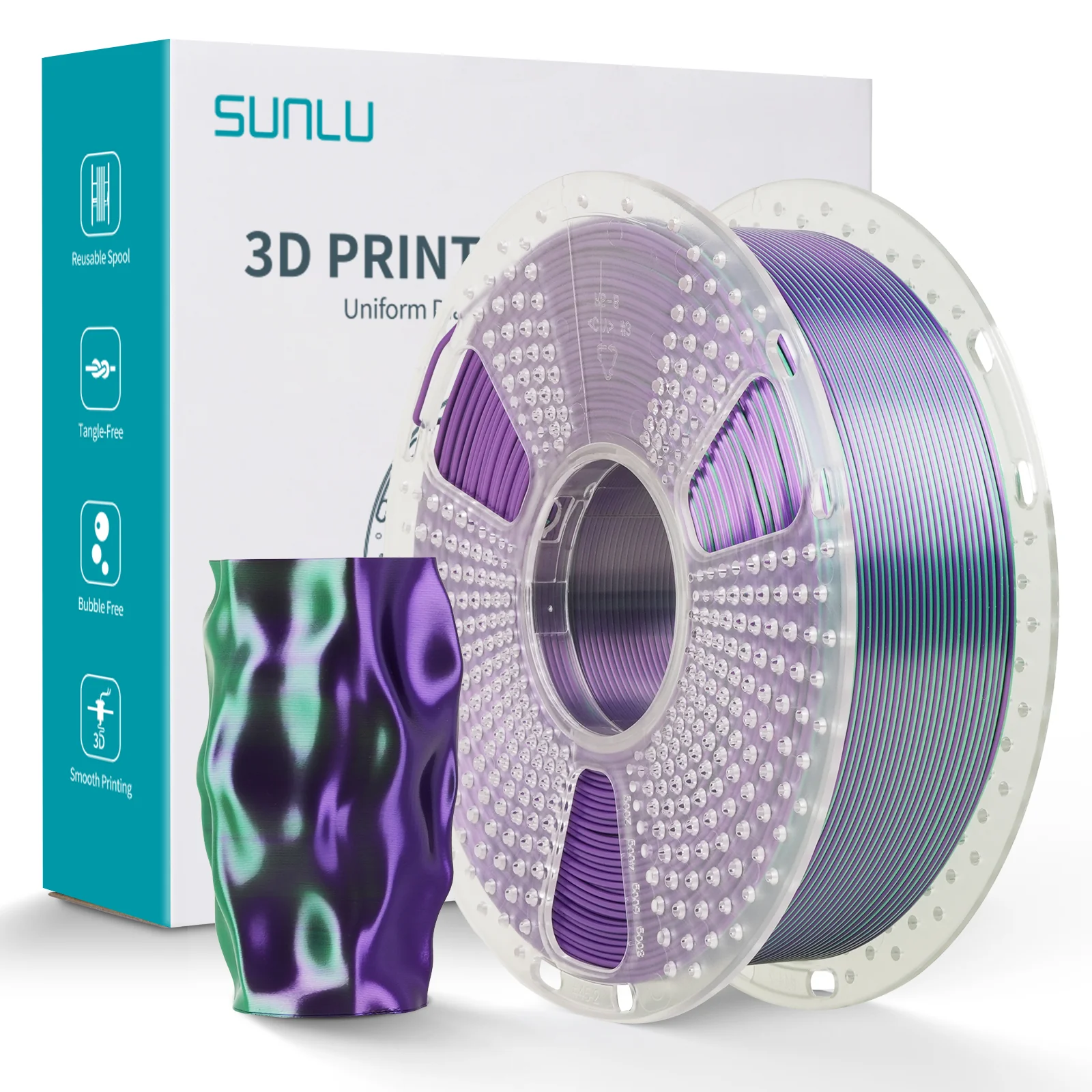 [MOQ: 3KG] Multi-Color SILK Filament(Dual-color, Tri-color and Four-color) 3D Printer Filament 1KG - Image 38