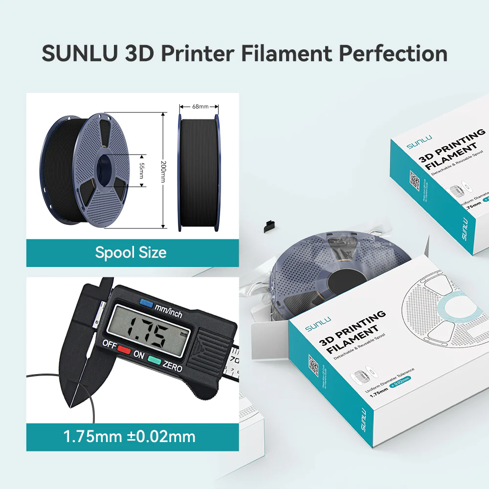 [MOQ: 6KG] Matte PLA 3D Printer Filament 1KG - Image 9