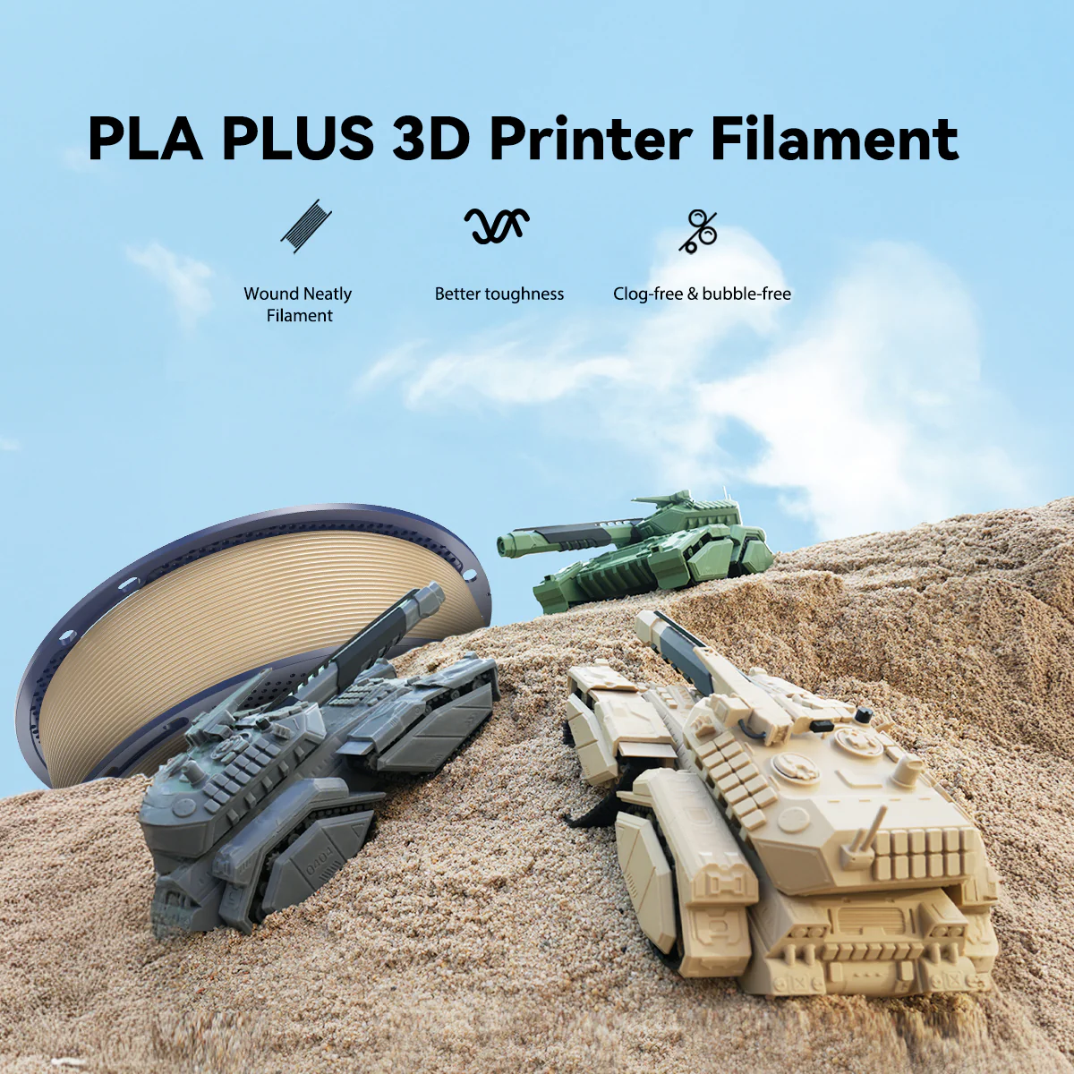 [MOQ: 6KG] PLA+(PLA Plus) 3D Printer Filament 1KG - Image 5