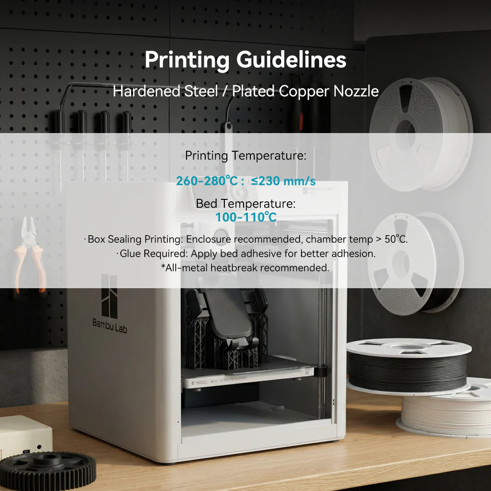 PC-ABS 3D Printer Filament, High-performance 3D Filament 1KG - Image 8