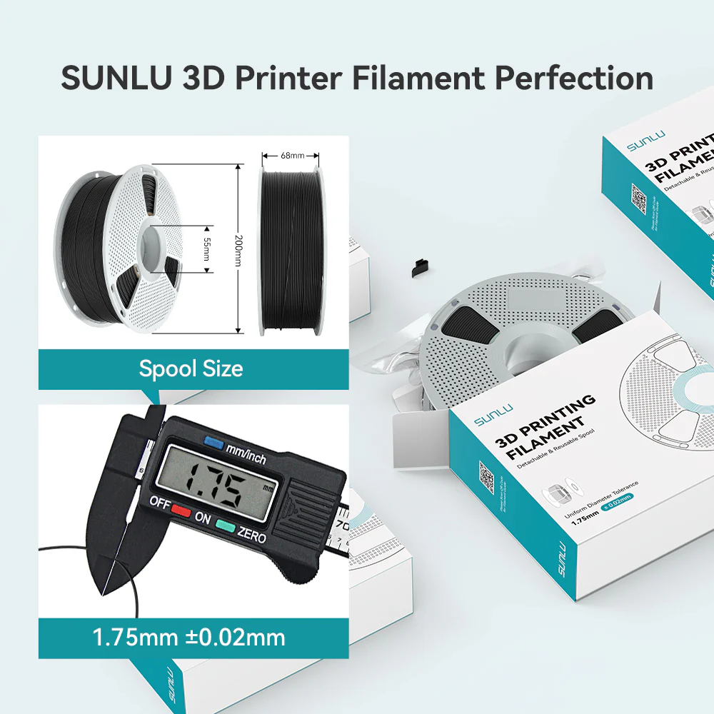 PC-ABS 3D Printer Filament, High-performance 3D Filament 1KG - Image 9