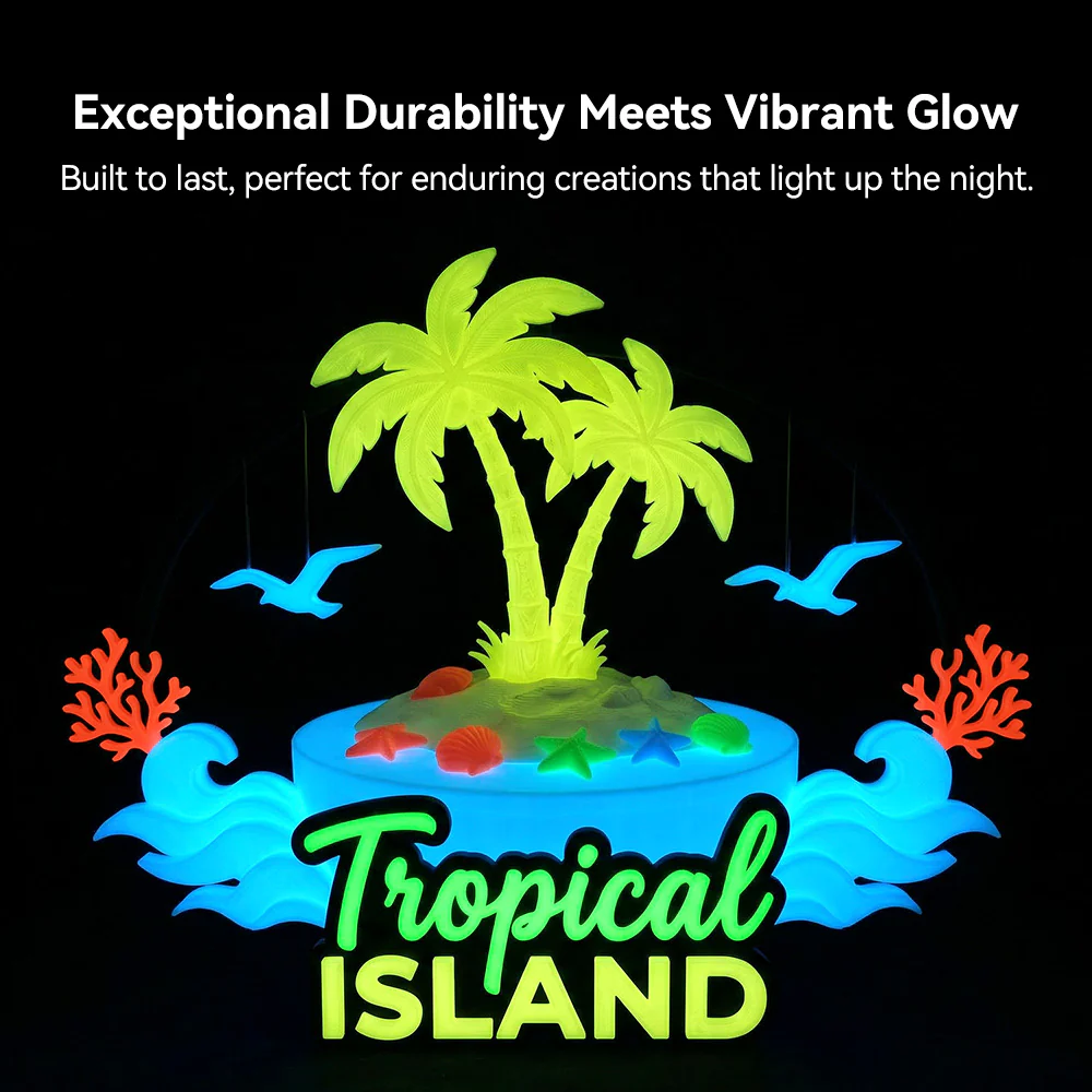 [MOQ: 3KG] PETG Glow in The Dark (Luminous) 3D Printer Filament 1KG - Image 4