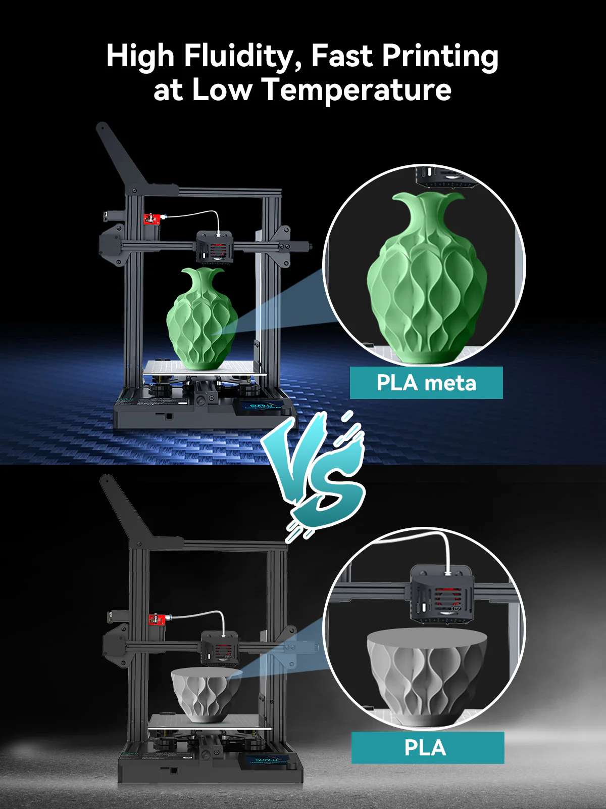 PLA Meta(Macaron Colors) 3KG Large Spool 3D Printer Filament 3KG - Image 8