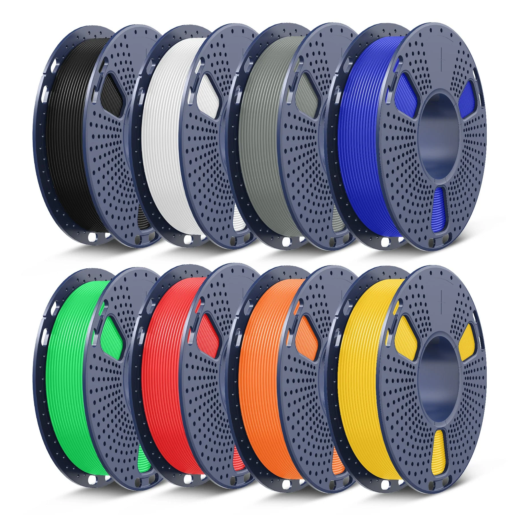 250g Spool PLA, PLA+, PLA+2.0, PLA Meta Multicolor Filament Bundle, 250g*8 Rolls - Image 14