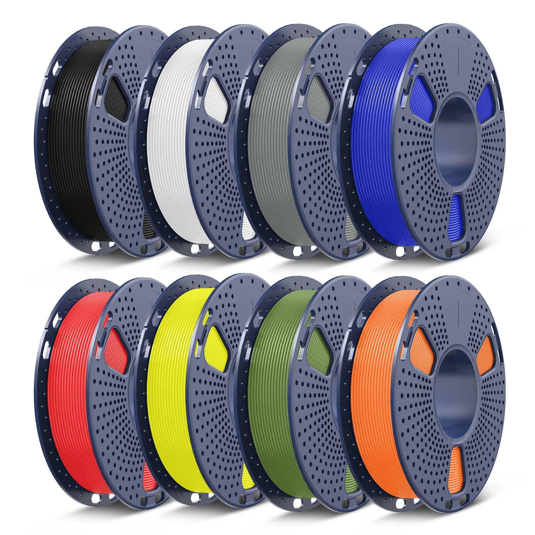 250g Spool PLA, PLA+, PLA+2.0, PLA Meta Multicolor Filament Bundle, 250g*8 Rolls - Image 15