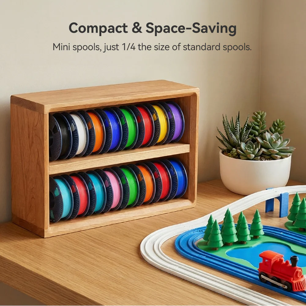250g Spool PLA, PLA+, PLA+2.0, PLA Meta Multicolor Filament Bundle, 250g*8 Rolls - Image 5