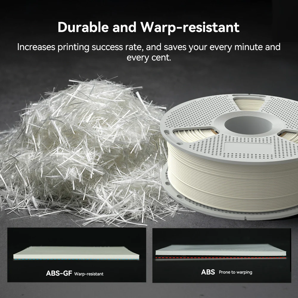 ABS-GF (ABS Glass Fiber) 3D Printer Filament 1KG - Image 5