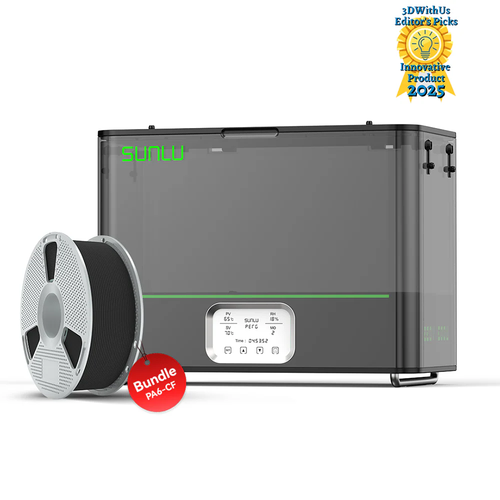 SUNLU FilaDryer E2, Up to 110℃, Professional Drying and Annealing, Born for Engineering 3D Printing Filaments - Image 31