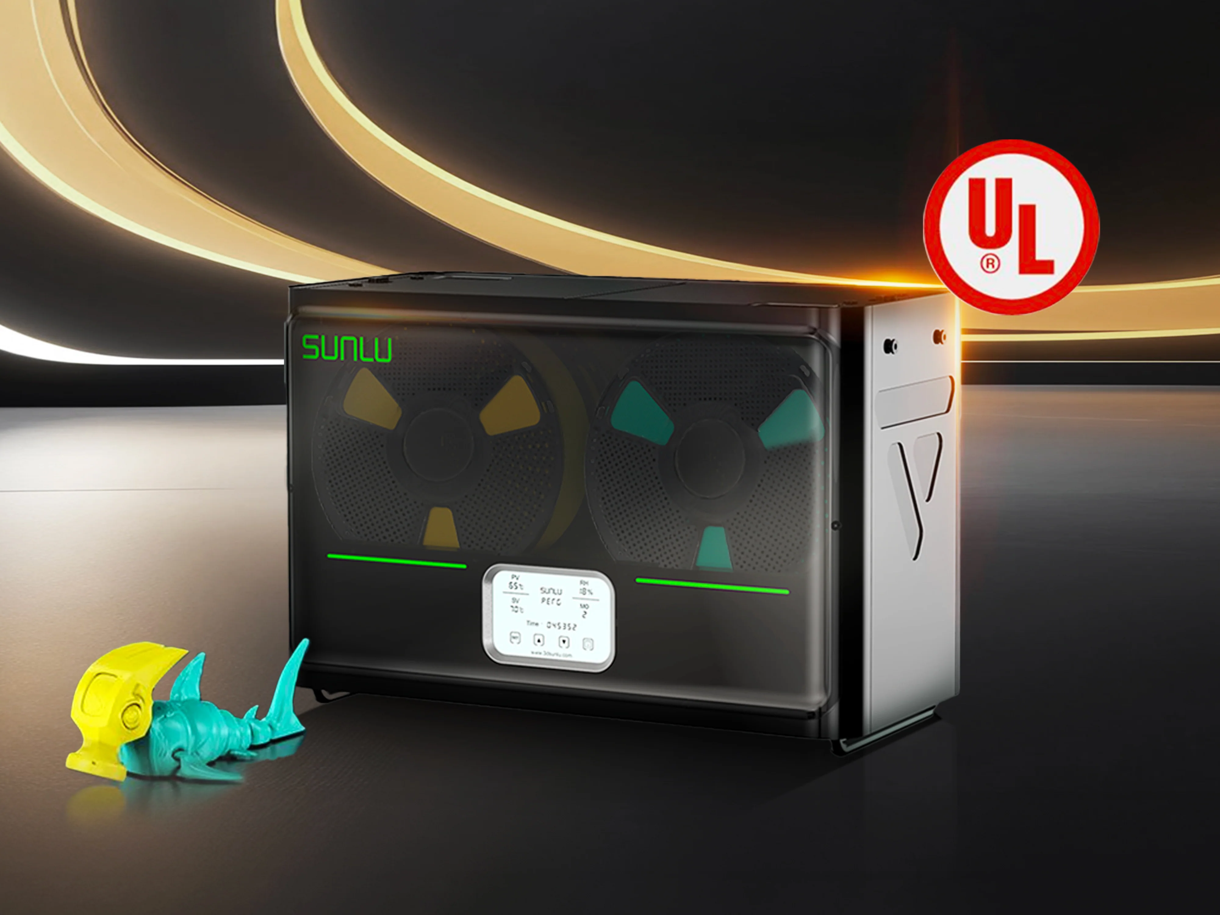 SUNLU FilaDryer S4, Temperature Balance and High Efficiency, the First Dryer for 4 Spools Capacity - Image 10