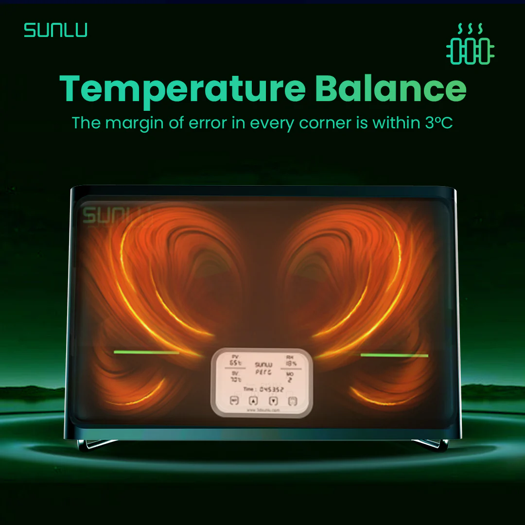 SUNLU FilaDryer S4, Temperature Balance and High Efficiency, the First Dryer for 4 Spools Capacity - Image 4