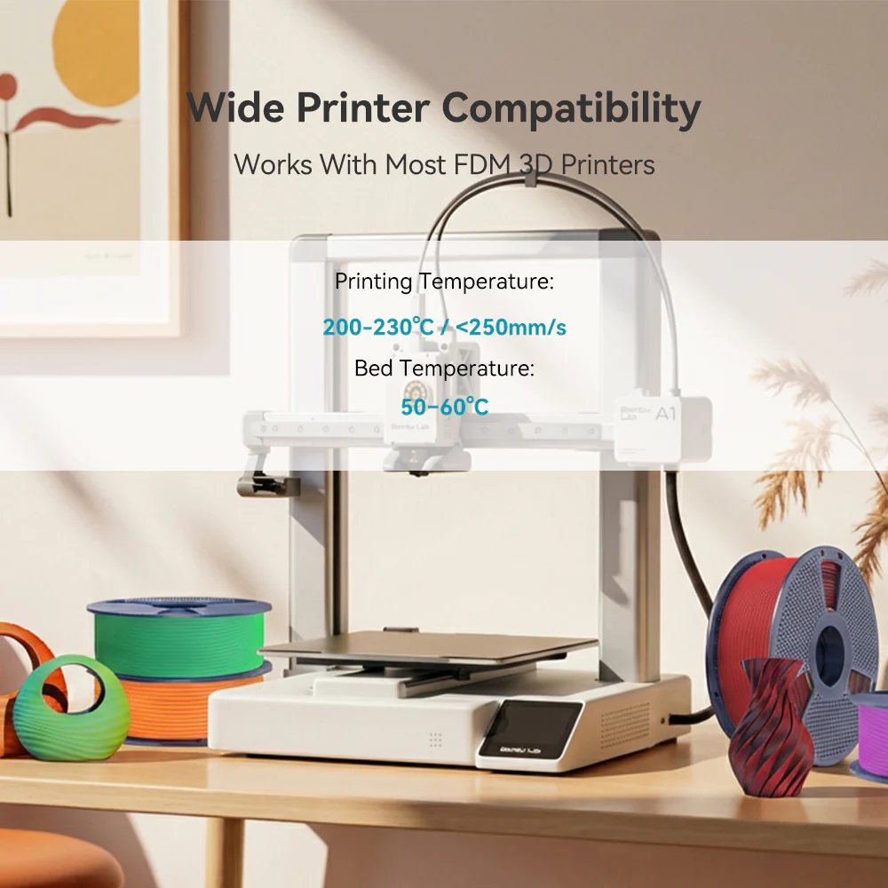 SUNLU Matte PLA Dual-Color 3D Printer Esthenic Filament 1KG, Seamless Two-Tone Shifts & Soft Matte Finish - Image 7