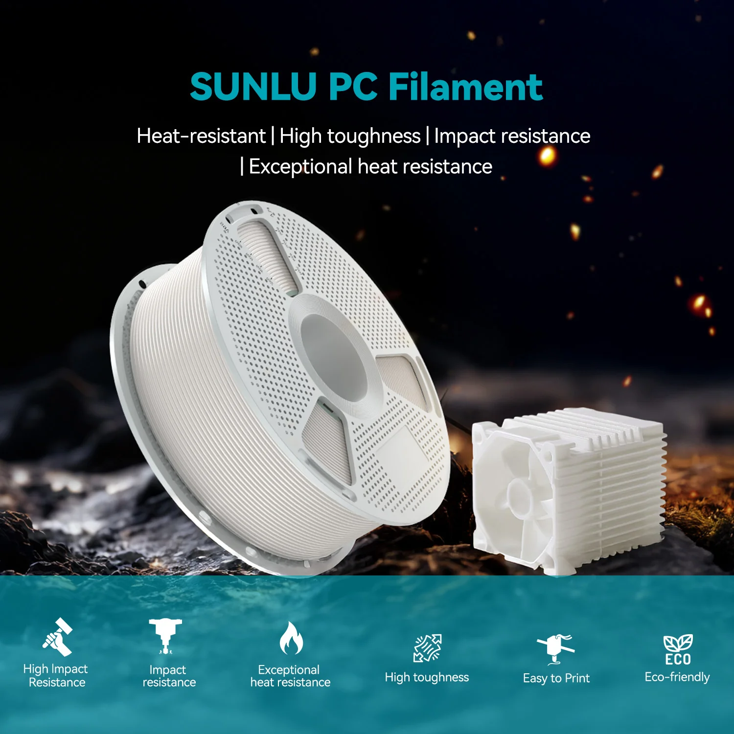 PC (Polycarbonate) 3D Printer Filament 1KG - Image 4