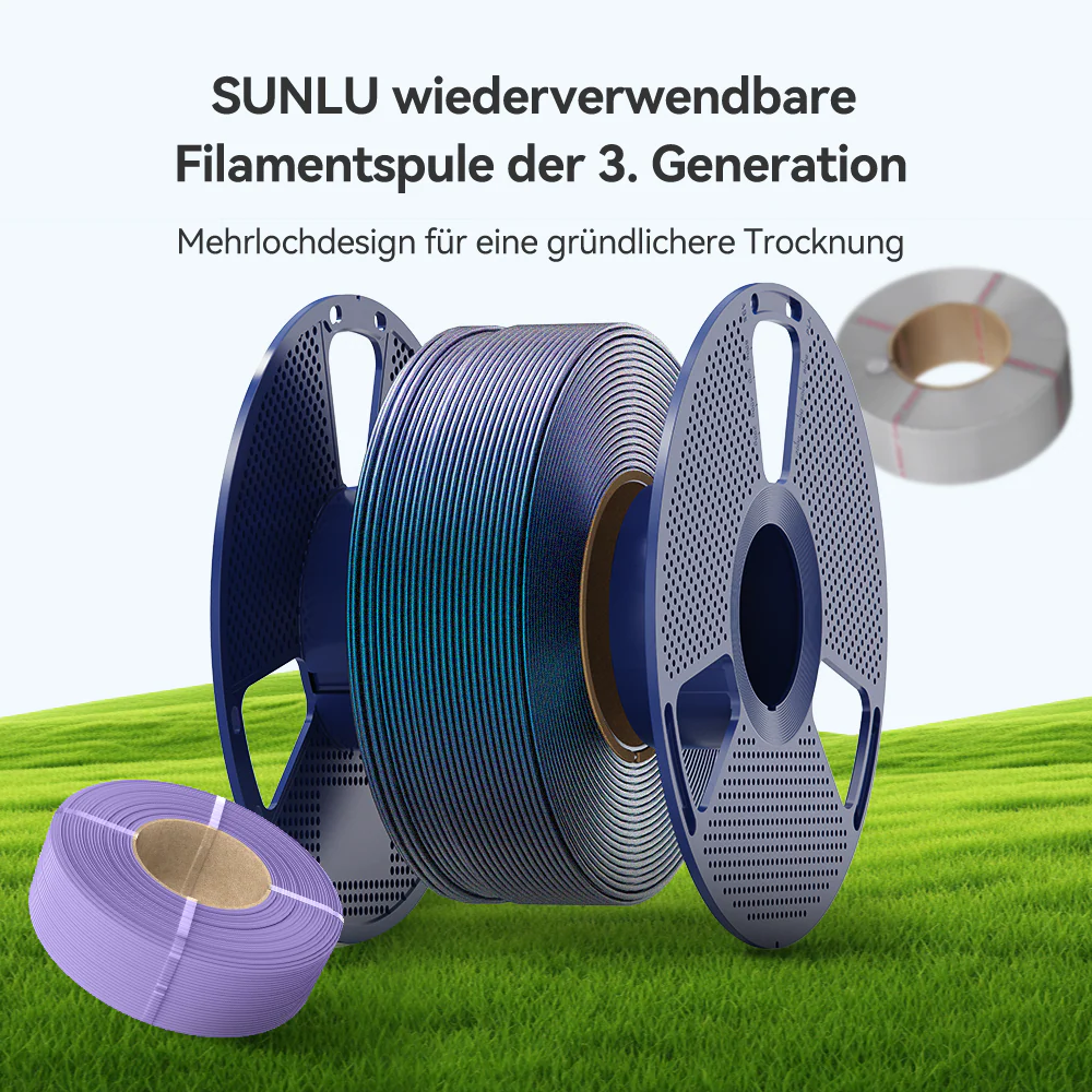 SUNLU PLA Galaxy 1KG, Color-Shifting PLA Esthenic Filament, Sparkling Ultrafine Pearlescent Powder - Image 11