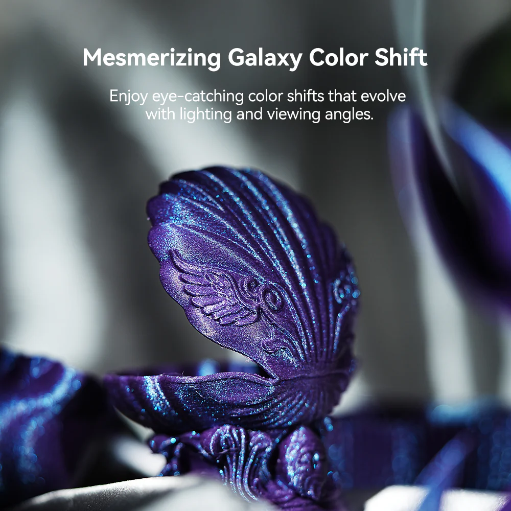 SUNLU PLA Galaxy 1KG, Color-Shifting PLA Esthenic Filament, Sparkling Ultrafine Pearlescent Powder - Image 5