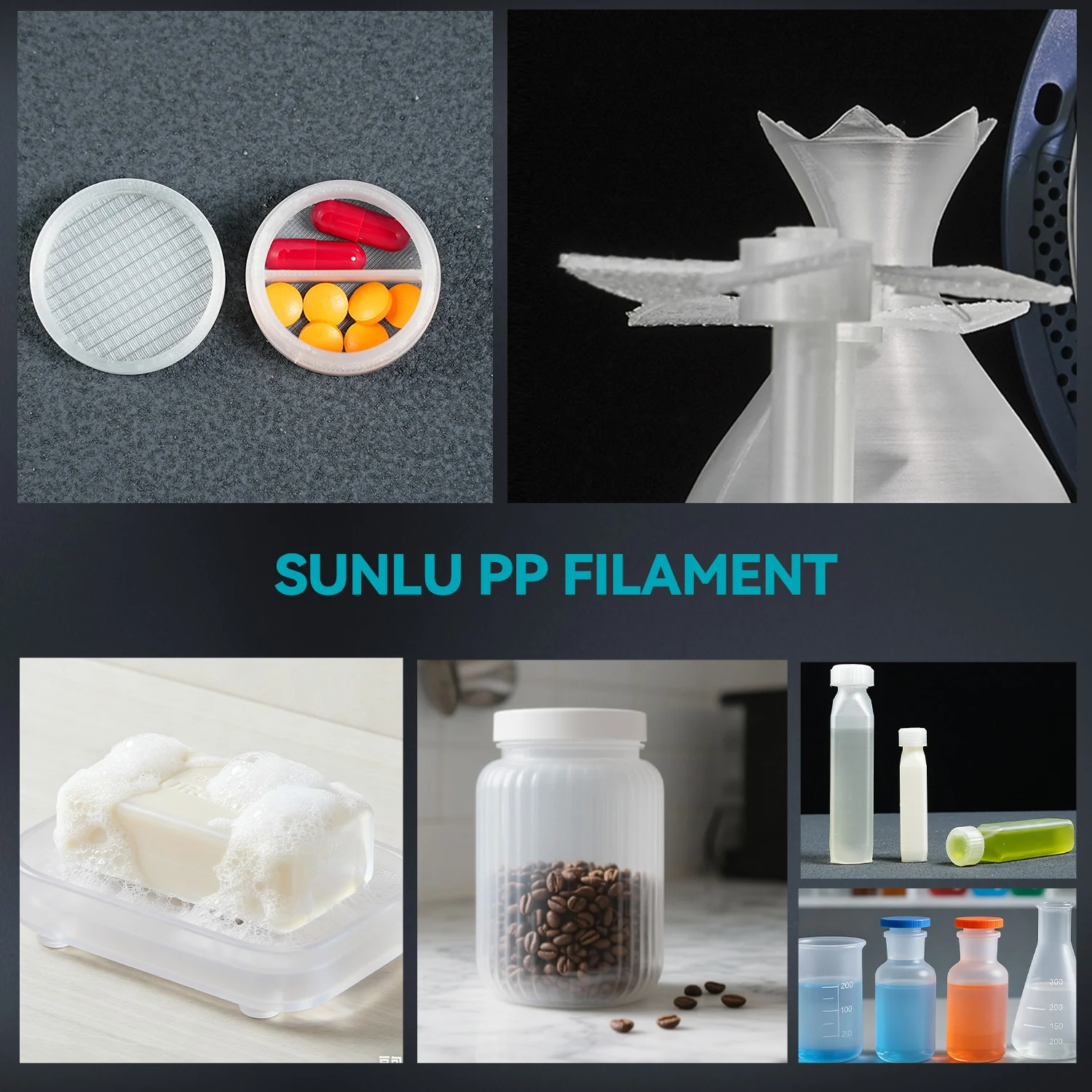 PP (Polypropylene) 3D Printer Filament 0.8KG - Image 6