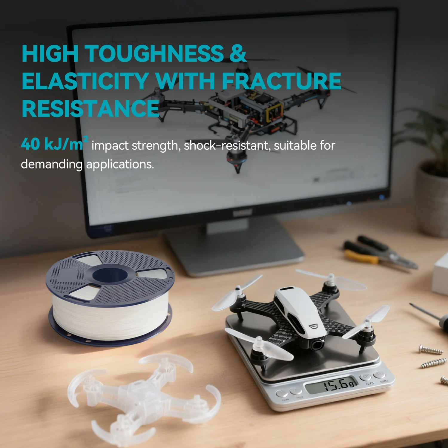 PP (Polypropylene) 3D Printer Filament 0.8KG - Image 9