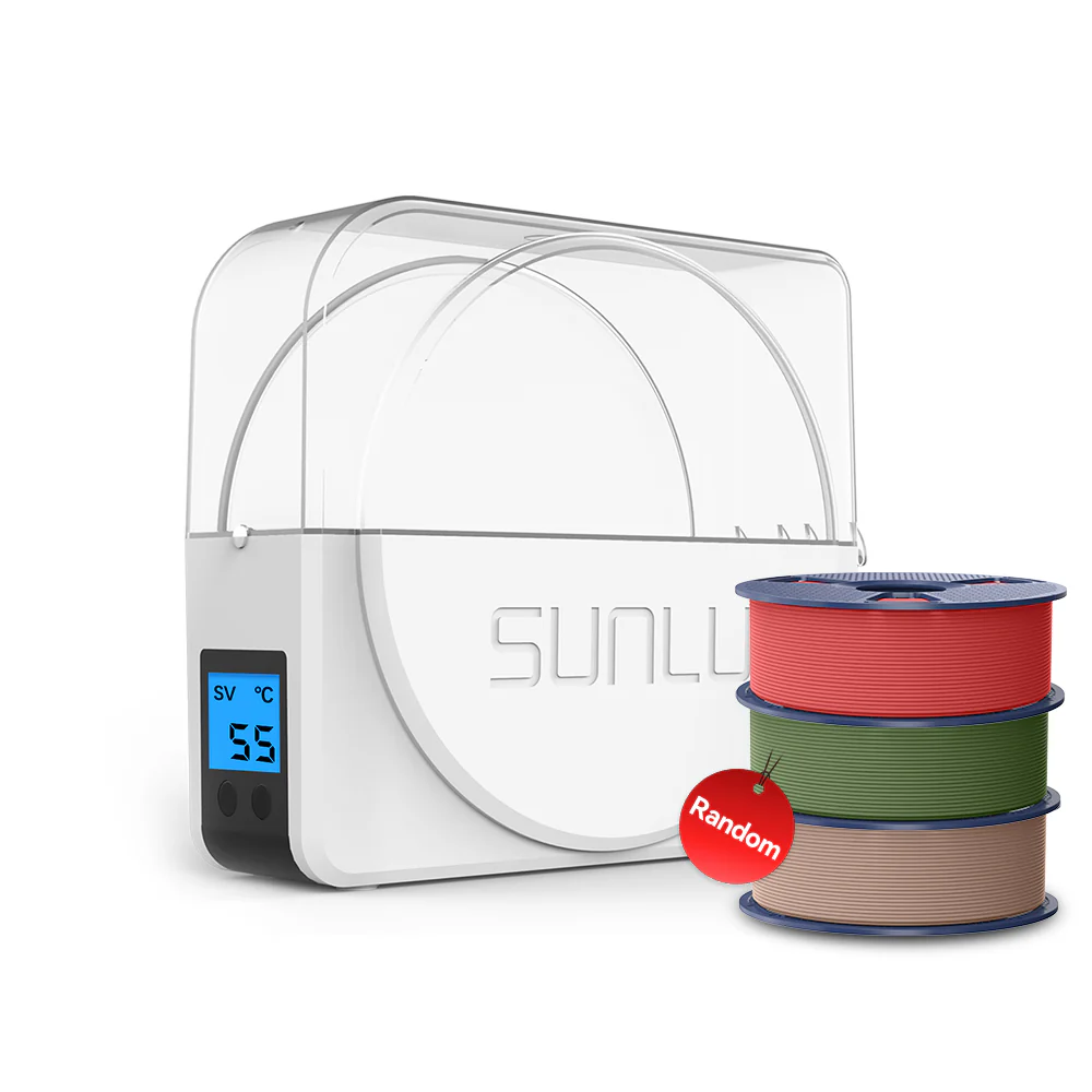 Get PLA at $6.6/KG | SUNLU S1 Plus Filament Dryer and PLA Filament Bundle - Image 14