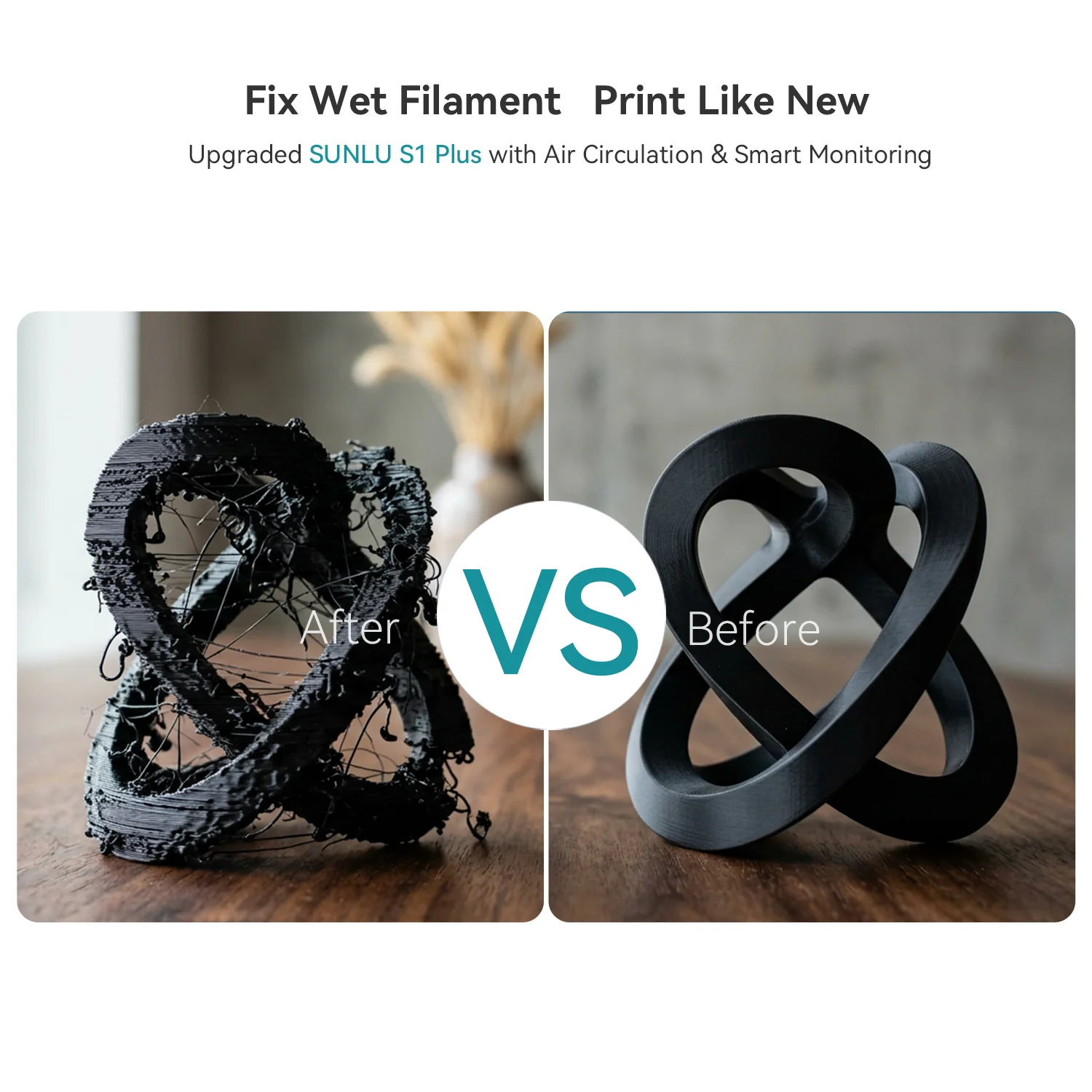 Get PLA at $6.6/KG | SUNLU S1 Plus Filament Dryer and PLA Filament Bundle - Image 9