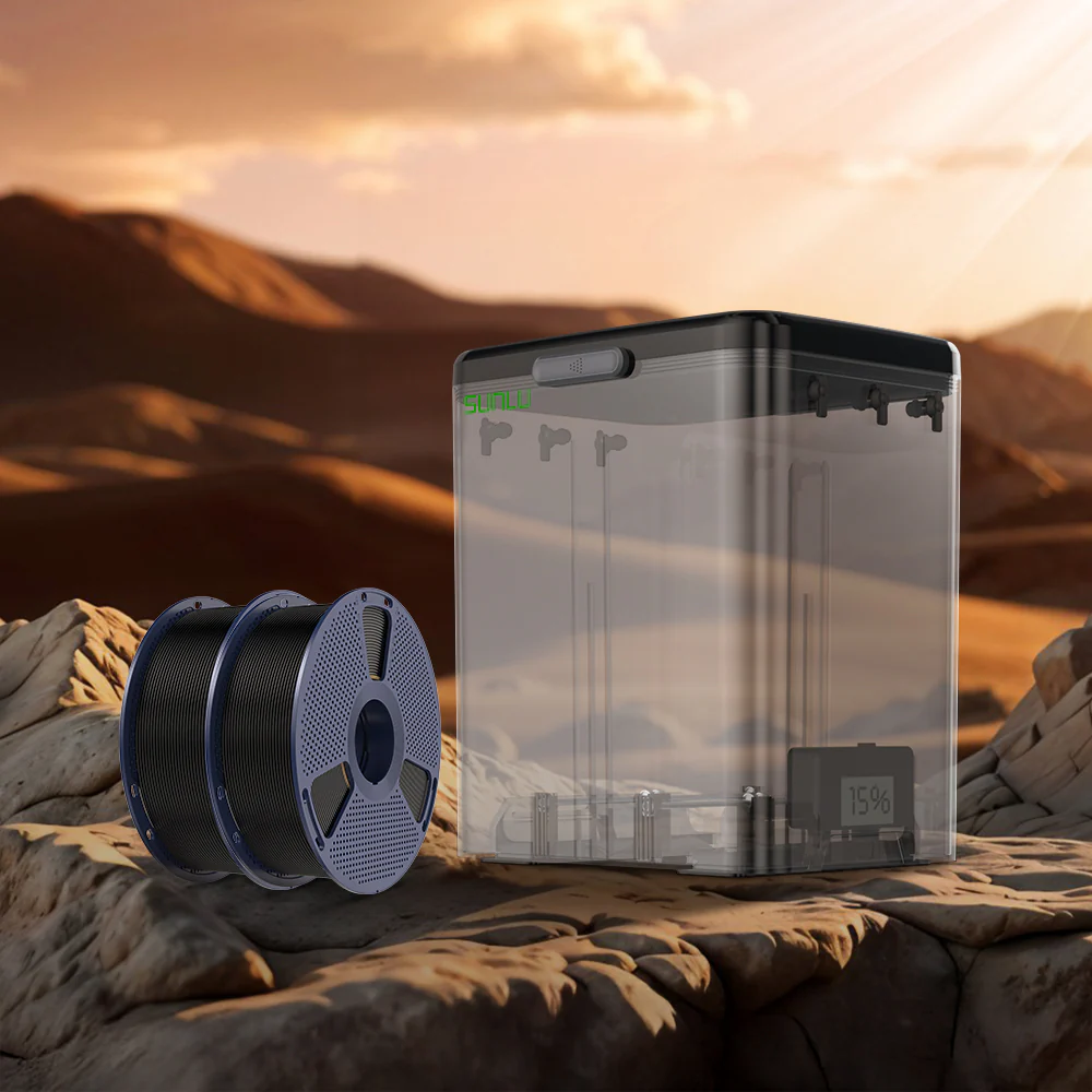 SUNLU FilaDryer SP2, 2-in-1 Filament Dryer Combine with Storage Box, Compatible with spool size 1kg×2 or 2kg×1 or 3kg×1 - Image 13